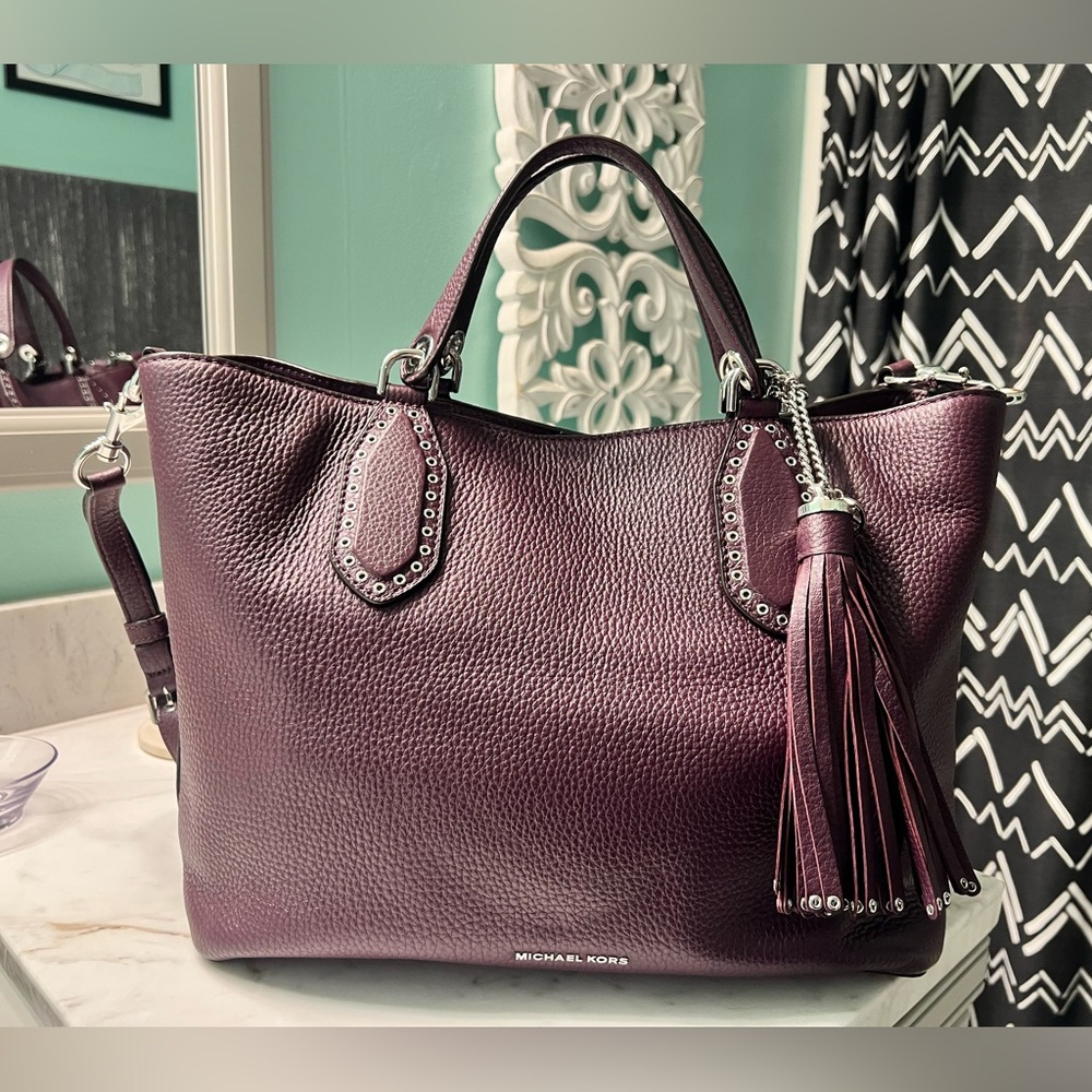 Michael Kors Large Brooklyn, purple